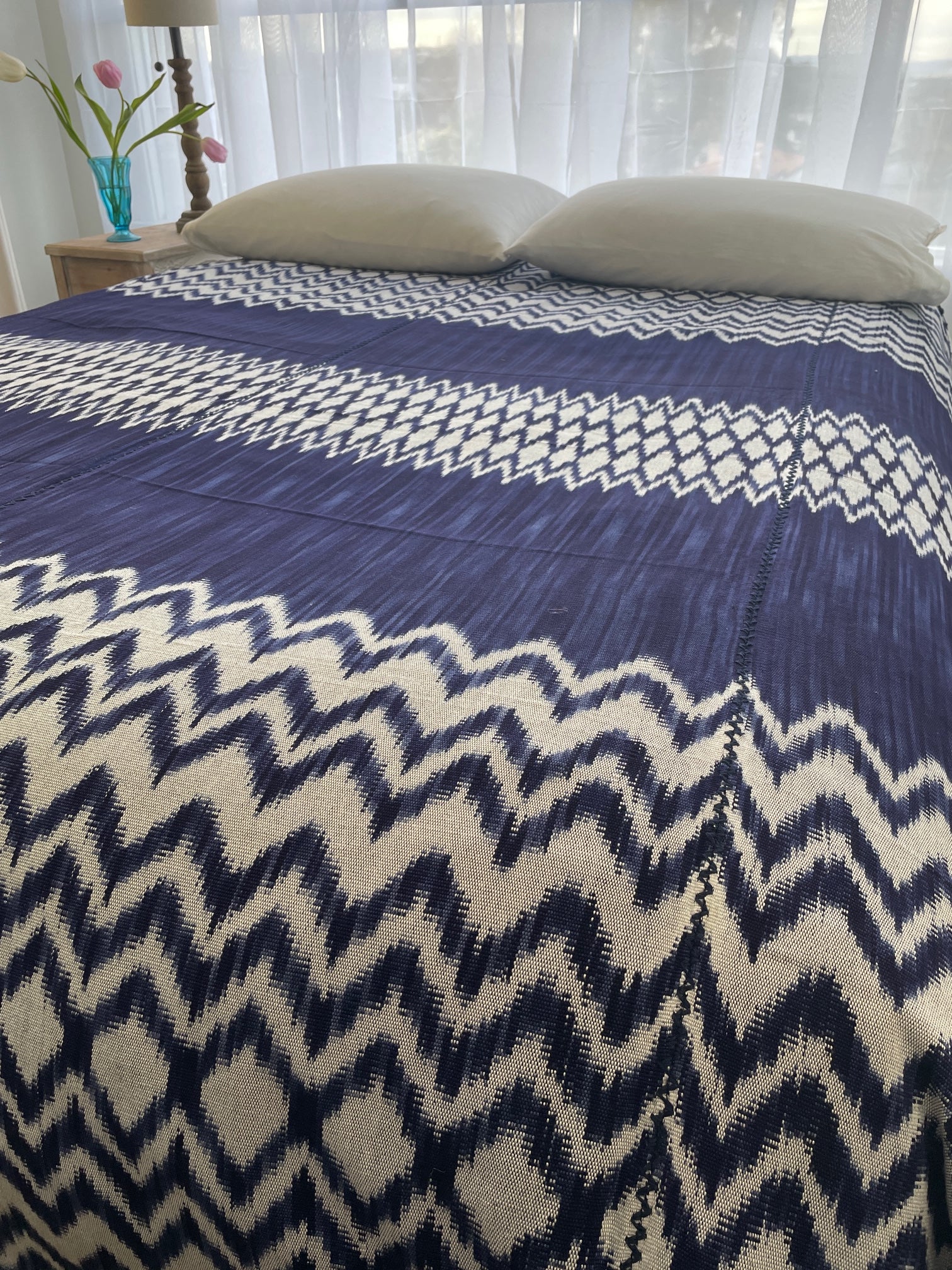 Indigo Jaspe Blanket