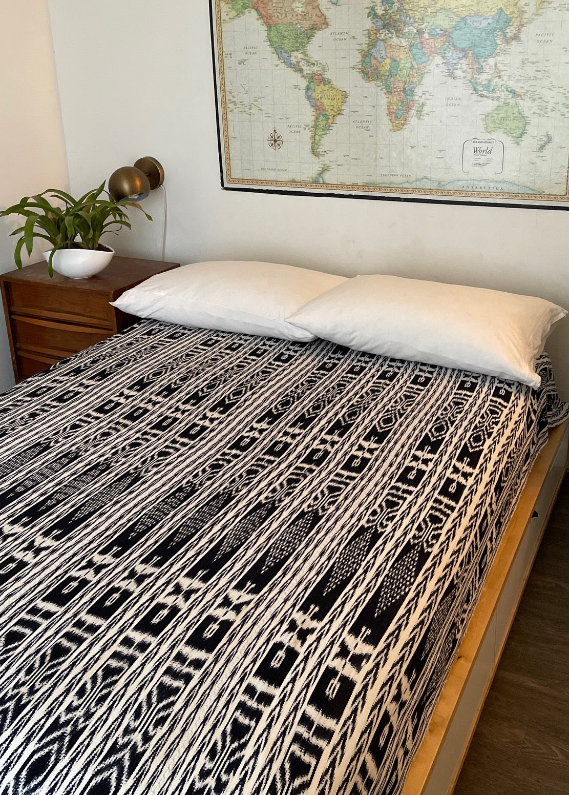 Indigo Tzʼutujil Blanket