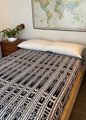 Indigo Tzʼutujil Blanket